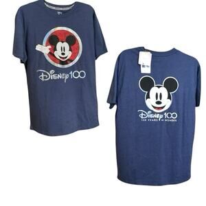 Original Disney 100 Years of Wonder Micky Mouse Size L Unisex T-Shirt -NWT